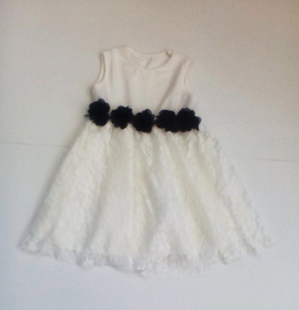 Φορεματάκι αμάνικο Κωδ.1505 made inItaly 50%cotton 48%polyester 2%elastan Nο 6-12 μηνών από 25€ μονο19€